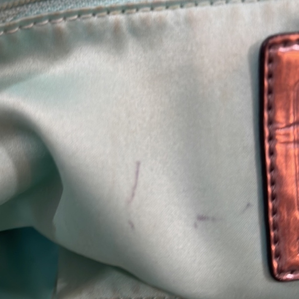 Lost in the 🔥 Coach Poppy Op Art Signature Tote - Picture 11 of 12